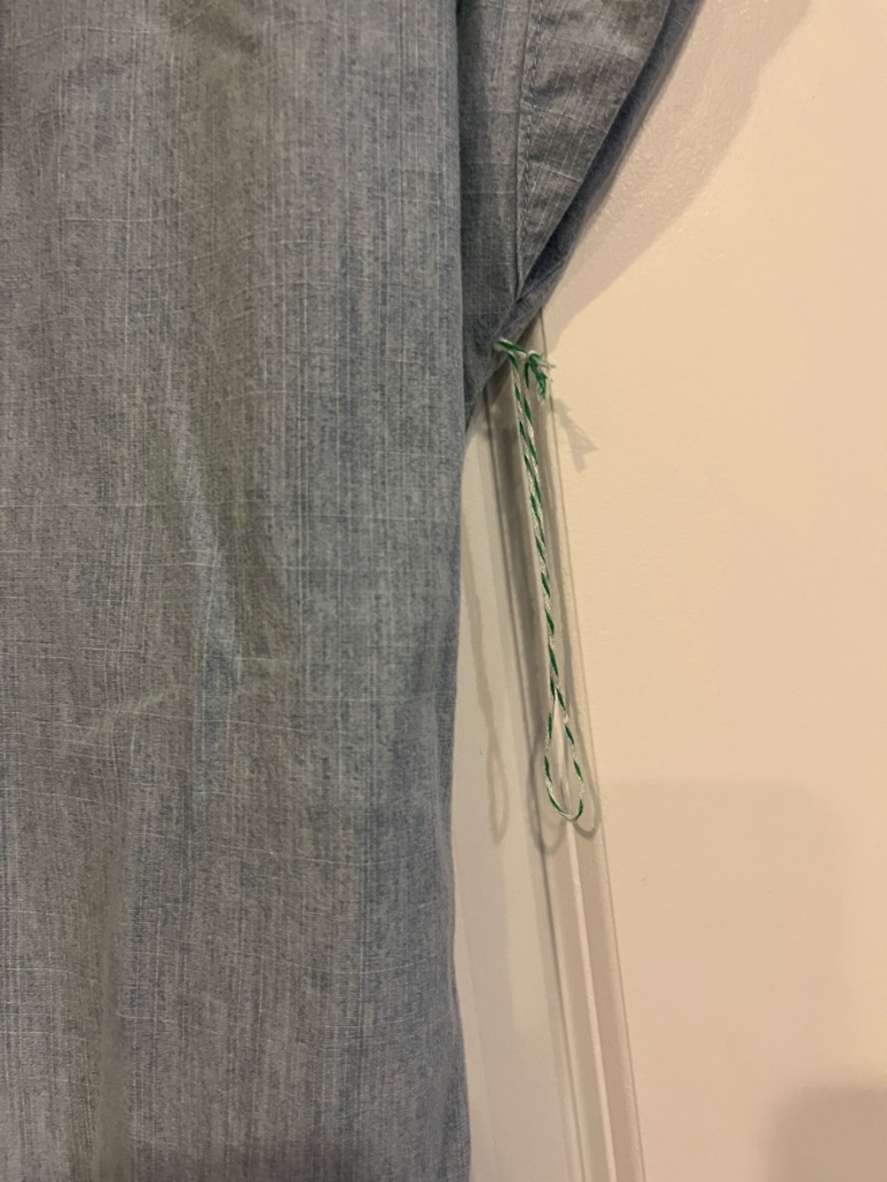 NWOT trovata birds of paradis Chambray maxi dress blue large - Picture 4 of 5